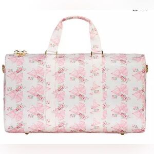 Stoney Clover Lane x LoveShackFancy Duffle Pink Mint Bows